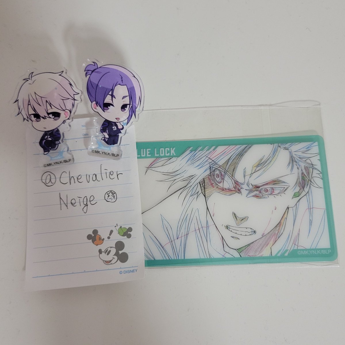 ChevalierNeige's tweet photo. @otakatu_nono はじめまして、こんばんは。お声がけありがとうございます。
是非、クリアカードの凪と凛を交換いただけますと幸いです。交換に際しまして、フォローさせていただいてもよろしいでしょうか？
この度はどうぞよろしくお願いいたします。 https://t.co/aoF7M8OYht