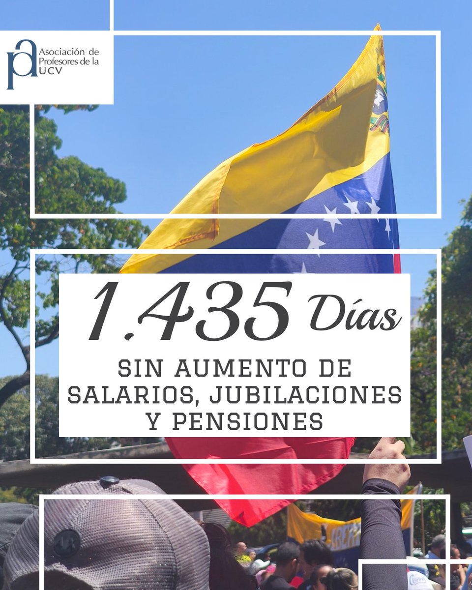 APUCV's tweet photo. #UCV #Venezuela #SalarioDignoYa #BonoNoEsSalario https://t.co/dNTTHV24sY