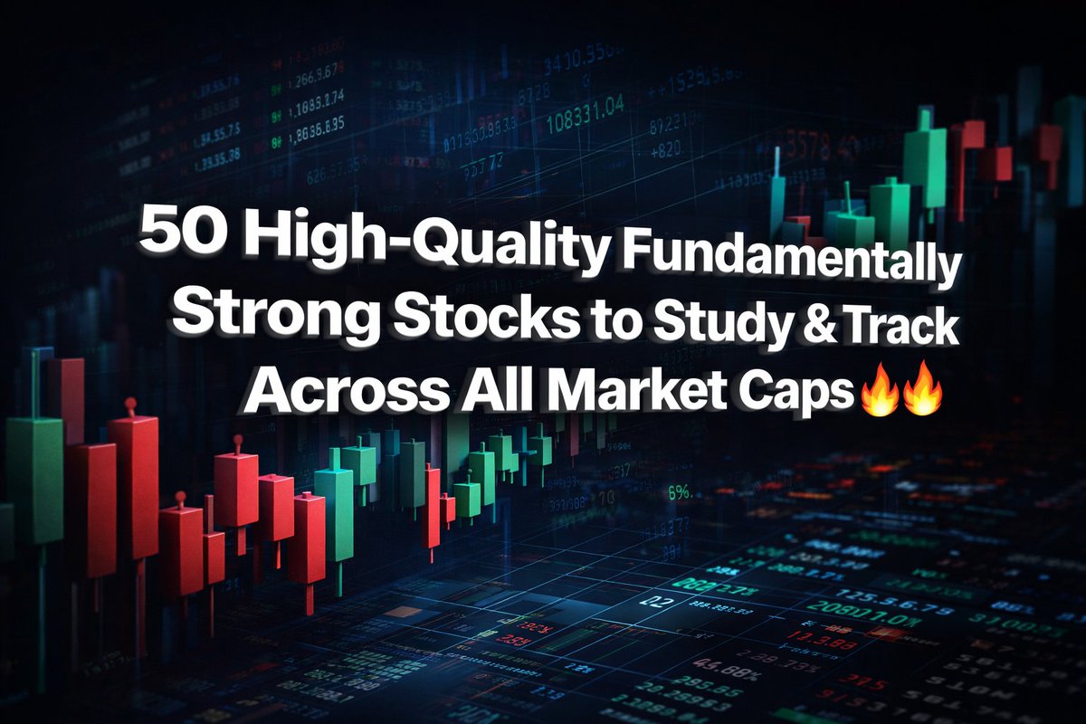 50 High-Quality Fundamentally Strong Stocks to Study &amp; Track Across All Market Caps 🔥🔥🔥

◾️ SME

Yash Highvoltage
Rajesh Power
Oriana Power
Viviana Power
Alpex Solar
Freshara Agro
Afcom Holdings
Khazanchi Jewellers
L. T. Elevator
Baheti Recycling

◾️ Small Cap

Lumax Auto