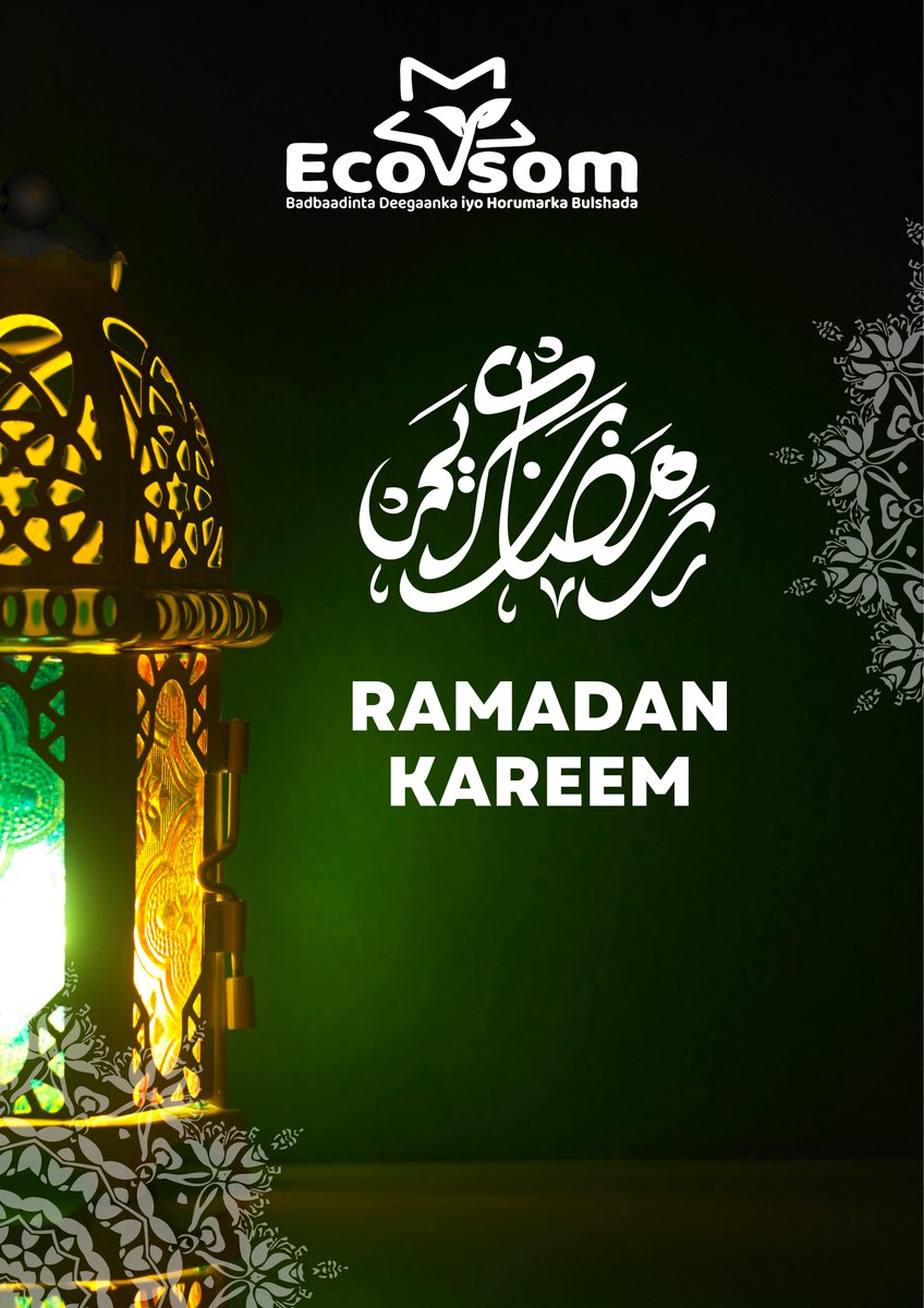 Ramadan Kareem 📷
A month of reflection, giving, and caring for our planet and communities — Ecosom Manufacturing