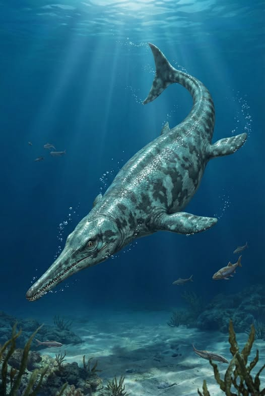 rocksolidfossil's tweet photo. Cricosaurus is an extinct genus of marine crocodyliforms that lived around Late Jurassic. Known for their full marine adaptation, averaged around 3 meters (10 feet) for larger species. https://t.co/p2tAdh6y87 CREDIT: Kantitat Nimitwanitch #ExtinctCrocodile https://t.co/cjfTfLedrv