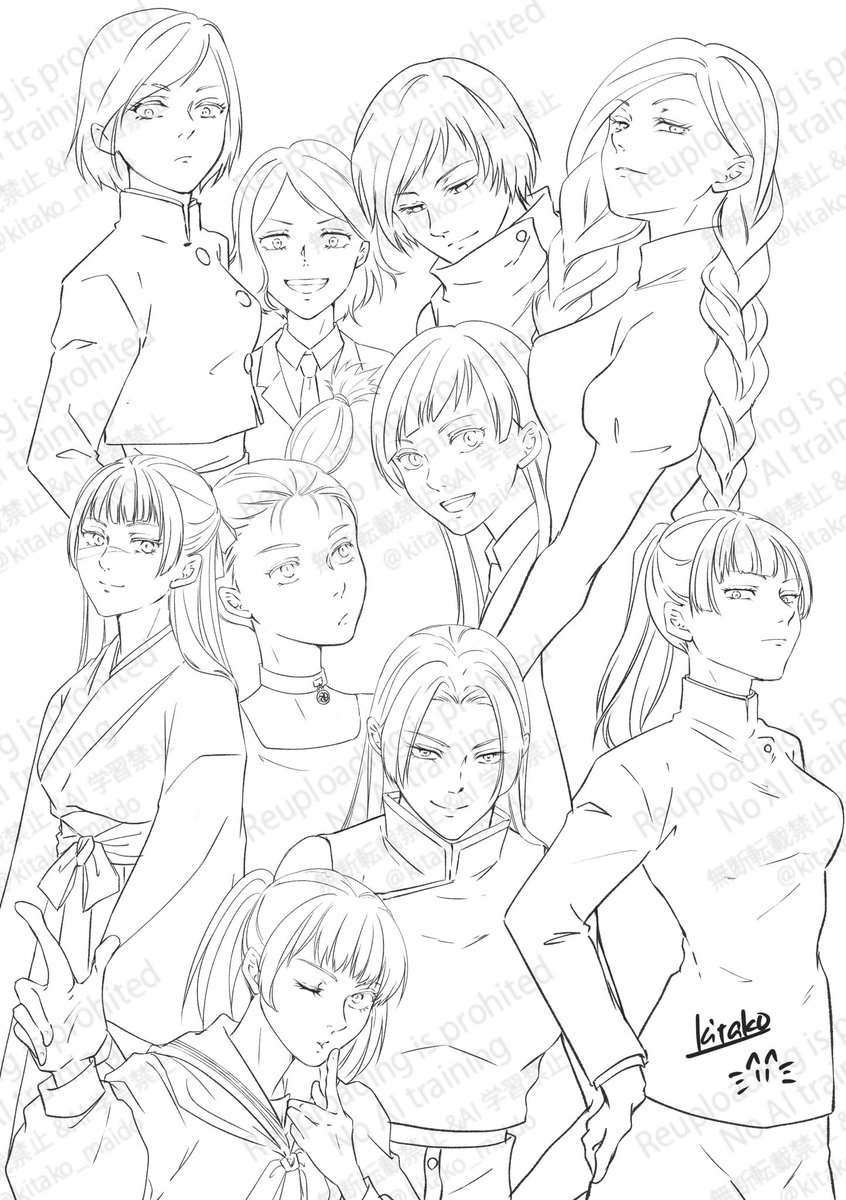 線画出来たー！！
めちゃくちゃ時間かかった😅
完成まではまだまだかかる💦