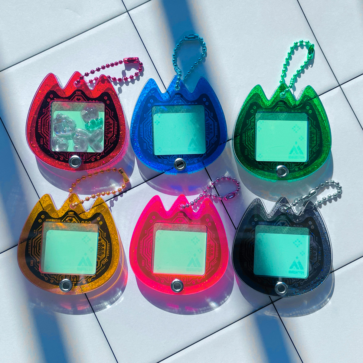 ✨通販アイテム紹介✨ 📛デジタル!?おなまえバッジ風カスタムアクキー