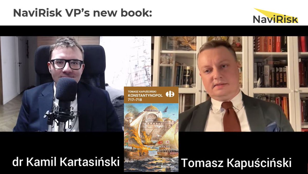 NaviRisk's tweet photo. Our VP, Tomasz Kapuściński, Head of Intelligence &amp; Due Diligence and OSINT expert, just published “Constantinople 717–718”. An in-depth look at one of Europe’s pivotal battles, highlighting strategy, intelligence advantage, and leadership. Passion meets professionalism! https://t.co/E8CyDmi6xv