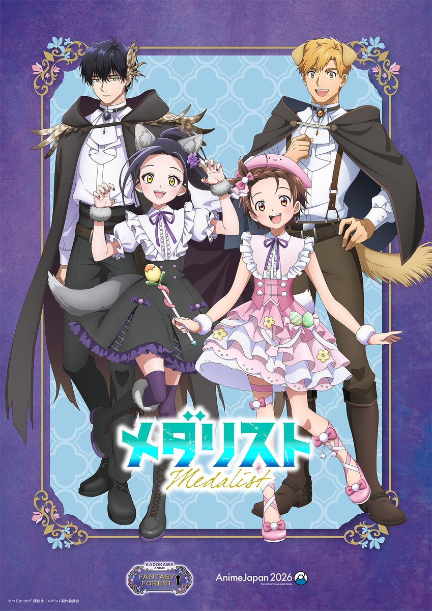 'MEDALIST' New Official Anime Illustration and Announcement!

Medalist will be at AnimeJapan 2026 to share New Anime information on March 28–29th