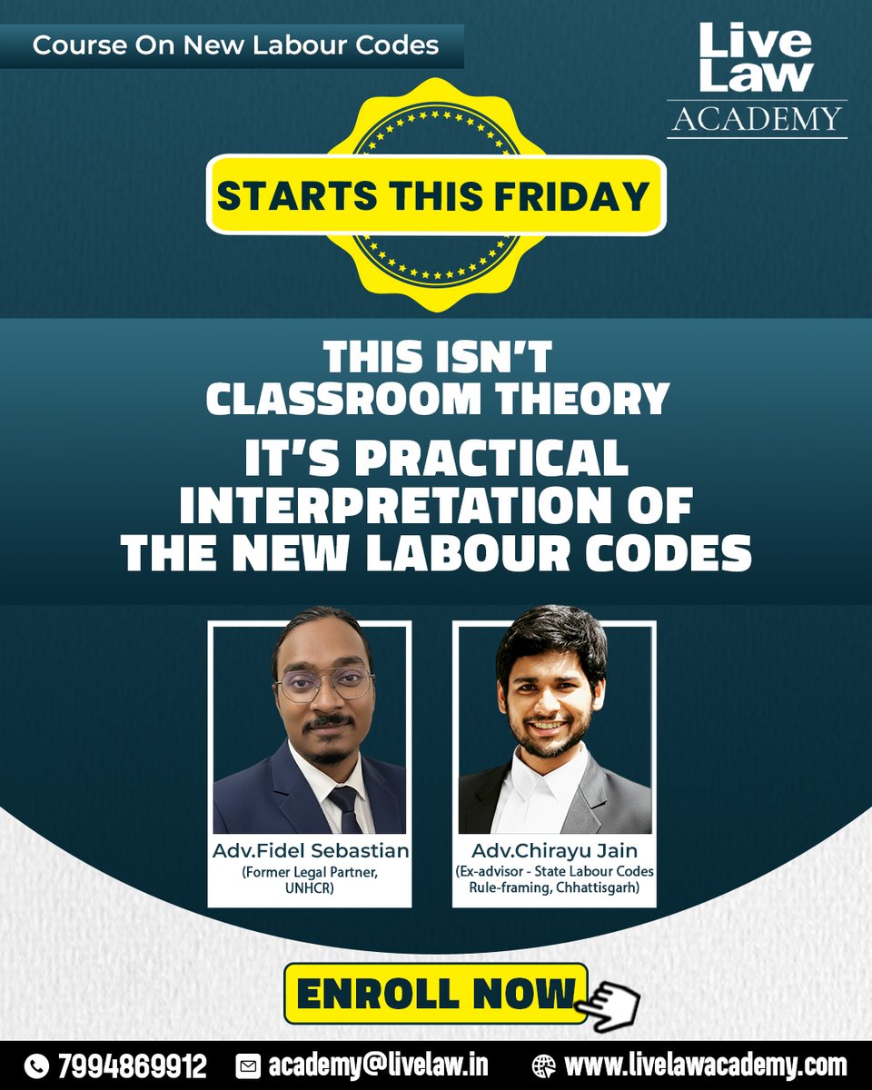 Livelaw Academy tweet media