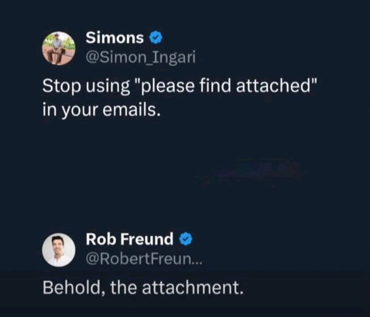 New email format

Dear Robert,
Calvary greetings. May your days be long
I bring to thee good tidings from Seplat Energies, I ask in the name of our lord Jesus Christ, that you look upon your servant's document with thy eyes for your review.

Shalom,
Bro, Victor
Project Manager