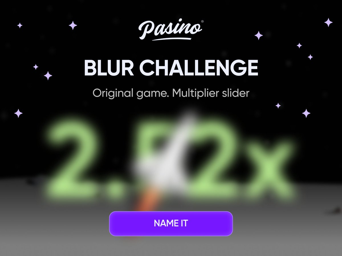 🔍 PASINO BLUR CHALLENGE

Last round crushed spirits. This slider mystery might break wills.

Name the game below.

First 3 correct = shoutouts + next giveaway edge. Who's cracking it? ❓

👉 pasino.com