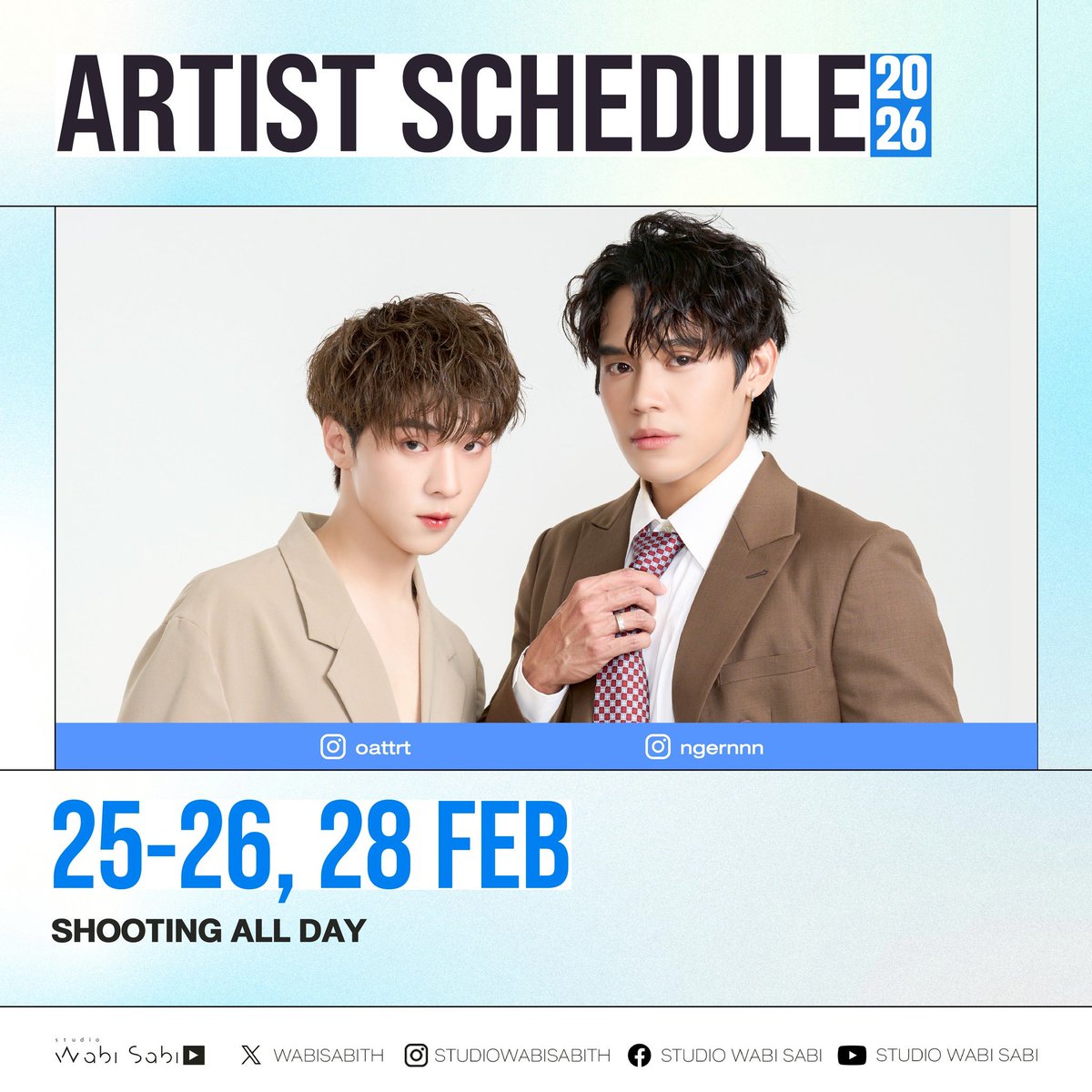 [Artist Schedule]
#StudioWabiSabi