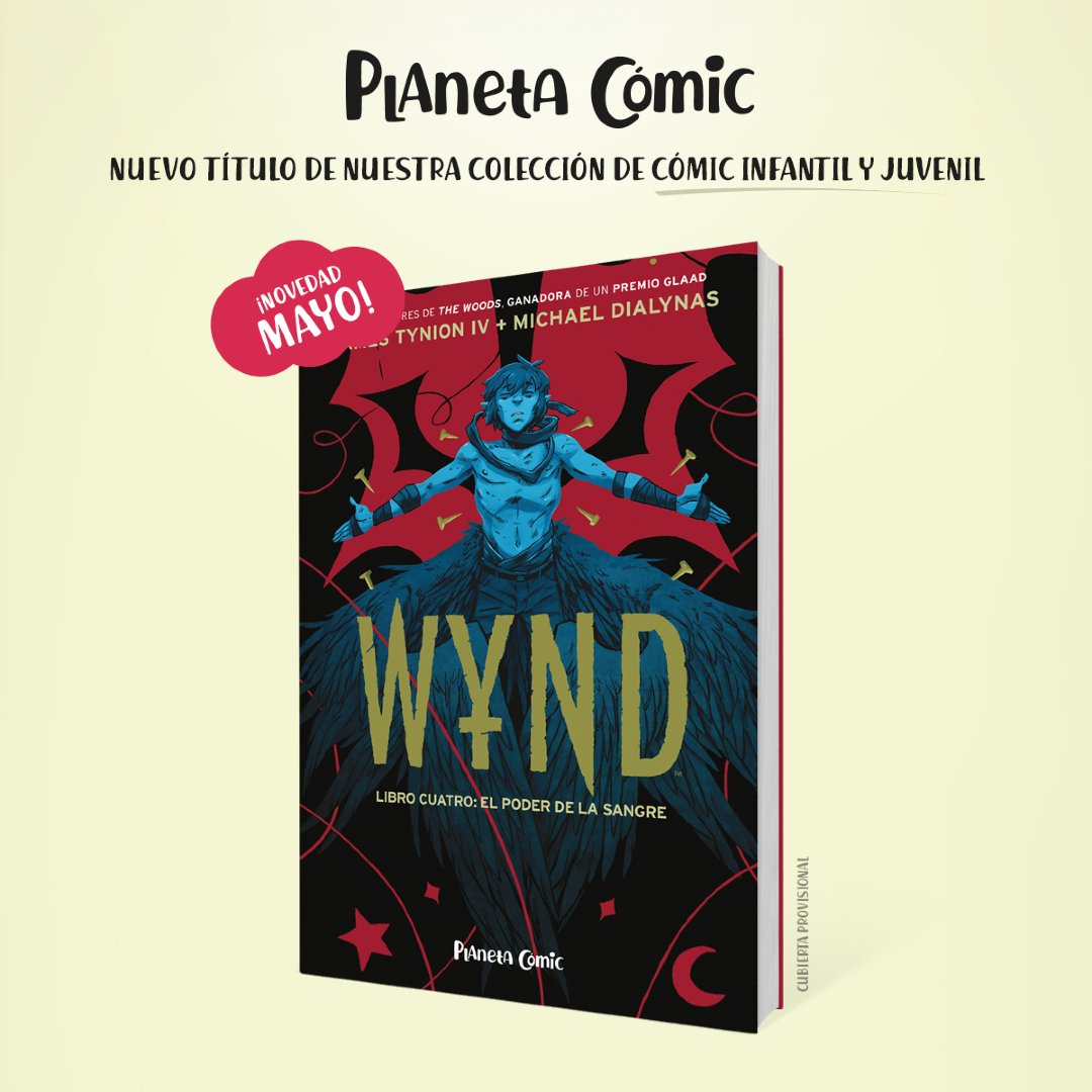 PlanetadComic's tweet photo. ¡En mayo llegará a nuestra colección #PlanetaCómicInfantilyJuvenil el cuarto volumen de #Wynd!
Continúa esta galardonada saga juvenil de la mano del aclamado dúo James Tynion IV y Michael Dialynas.
📚 Descubre el resto de títulos de la serie: https://t.co/G1ZRRcUjCb
Edad: +12 años.