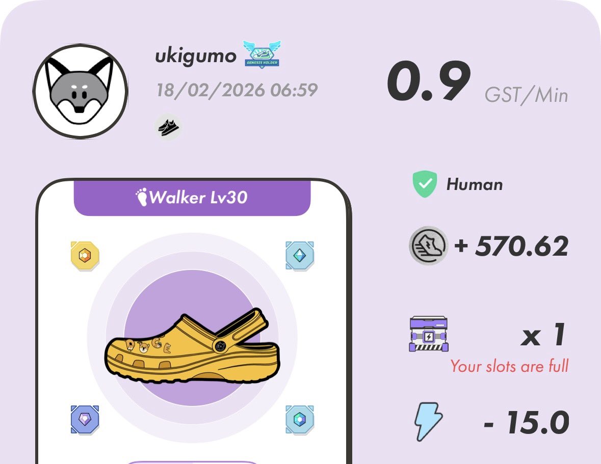 #STEPN #P国 🐧

本日のOGウォーク🚶‍♀️

#ActivationCode 
64968886