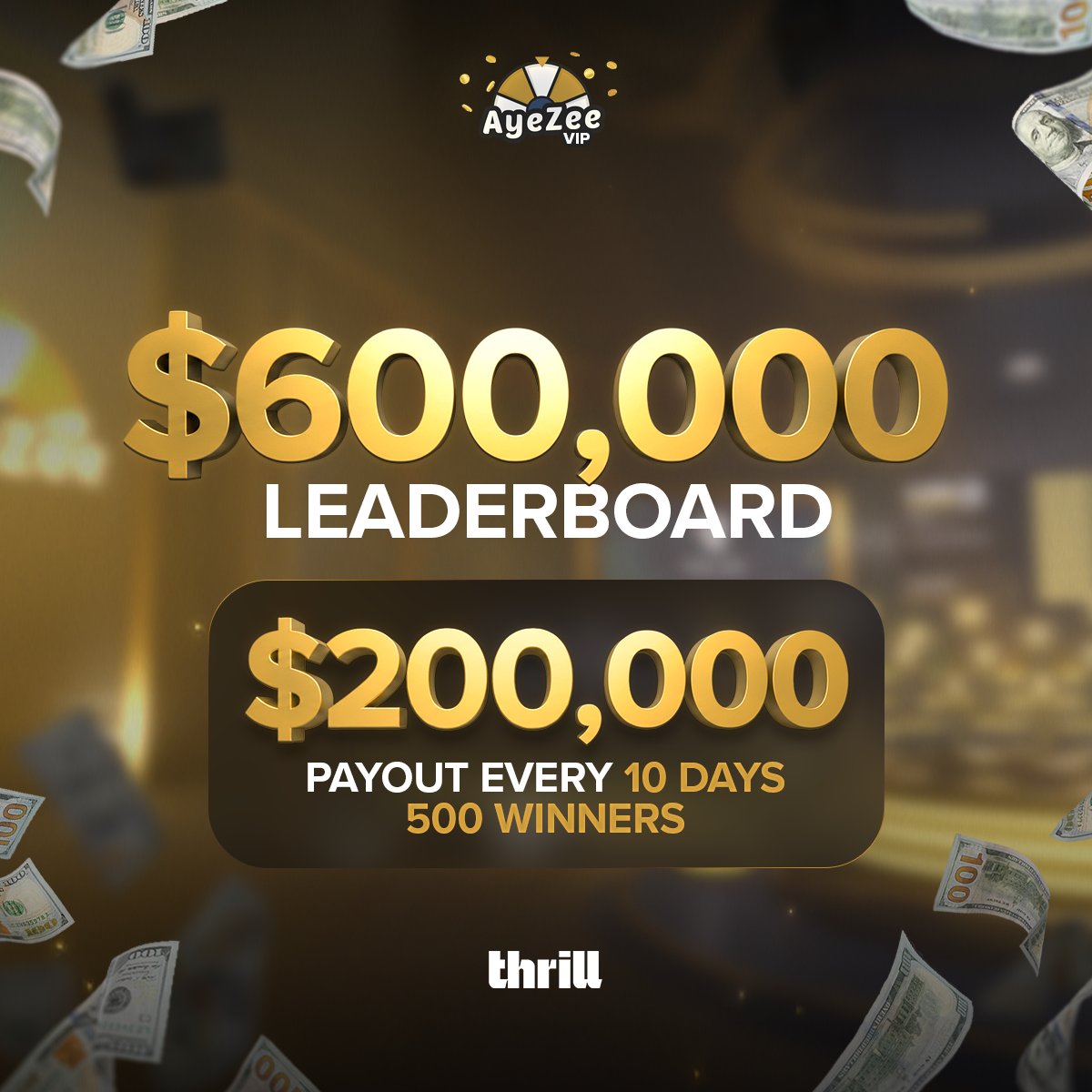 🚨LEADERBOARD ALERT🚨

2 DAYS LEFT ON THE BEST LEADERBOARD IN THE SCENE  🏆🏆

GET INVOLVED 👇🏼
ayezee.tv/leaderboards