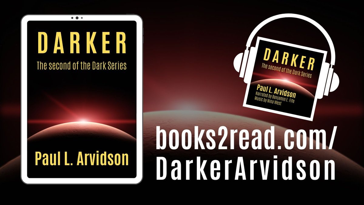 "I'm wet and tired," Padg said. "Is this the bit where we get to go home?"
"No, this is the bit where I murder you for whining and your lifeless corpse floats back to Bridgetown. Now shut up, I'm counting," Tali said.

books2read.com/darkerarvidson

#1LineWed #ScienceFiction #SFF