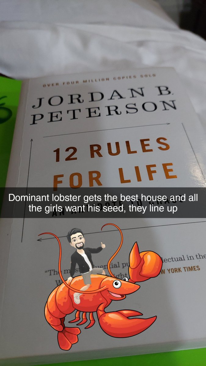 kuyamanzano's tweet image. Be at the top of your game and get all the perks for free!
#jordanpeterson #12rulesforlife