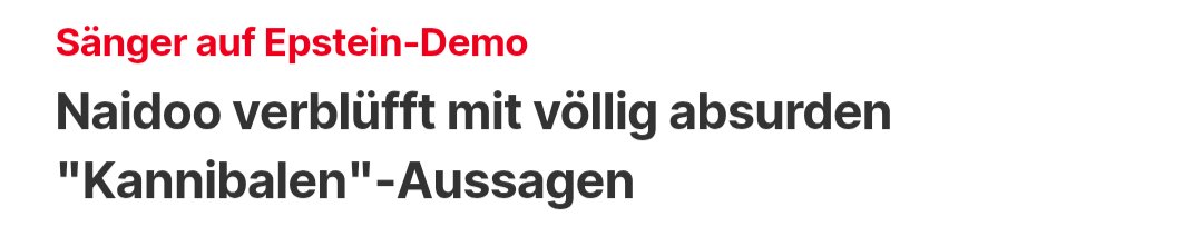 "Erwähnungen von Kannibalismus finden sich [in den #EpsteinFiles] keine"

Ich bin mir ziemlich sicher, daß ihr von <a href="/focusonline/">FOCUS online</a> hierbei nicht absichtlich lügt, sondern nur schlecht recherchiert.

Ich helfe gerne aus: web.archive.org/web/2026013109…

"babies being dismembered and eaten"🤮