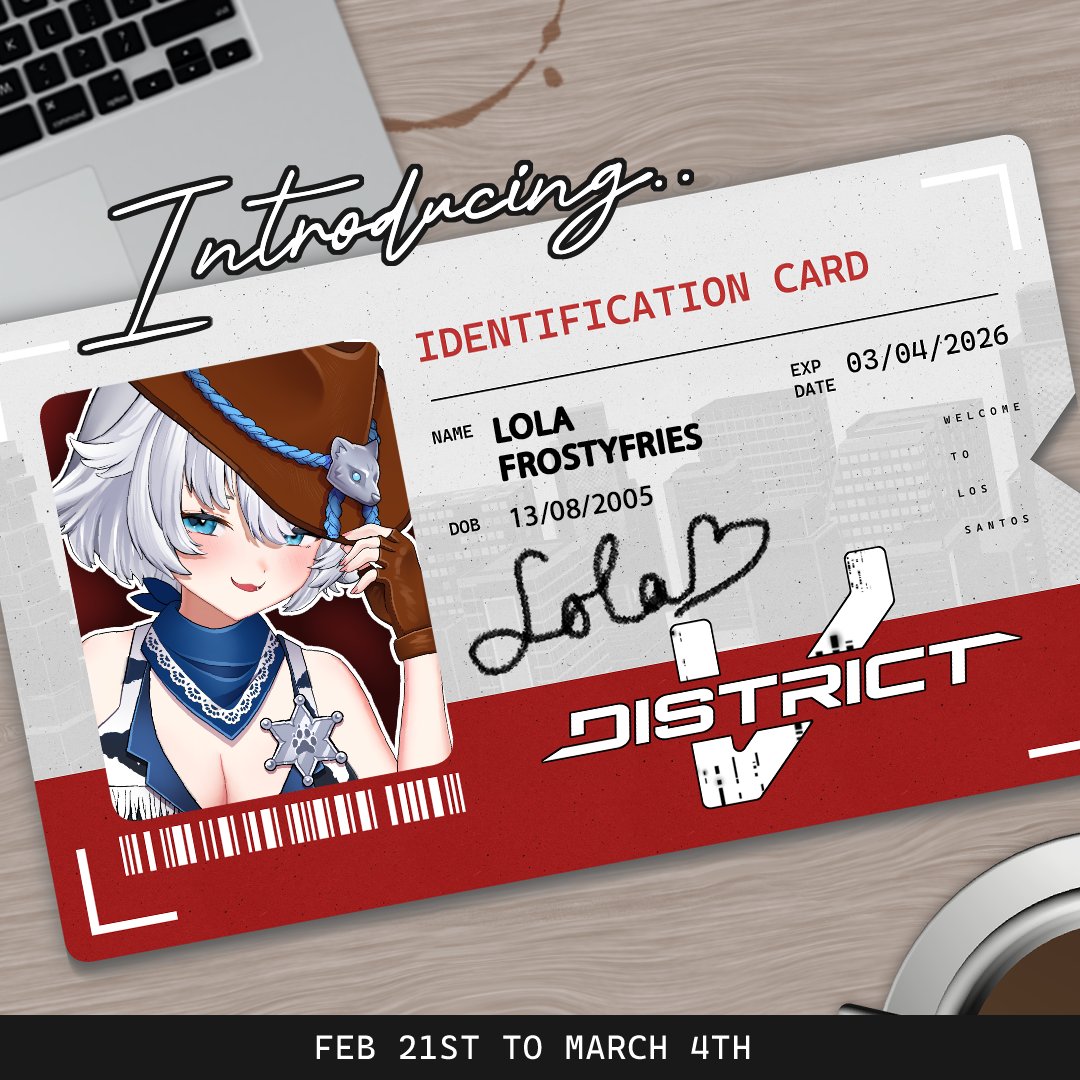 Lola Frostyfries at your service! 🍟❄️

#DistrictV