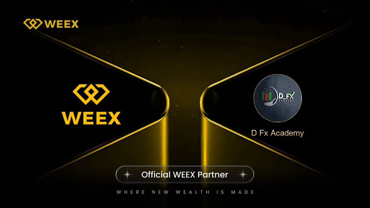 NuraMuhammad's tweet photo. HUGE ANNOUNCEMENT 

We’re proud to announce that @DFx_Academy is now an Official Partner of @WEEX_Official 

This marks a major step forward in our mission to grow a strong community of disciplined crypto &amp; forex traders. https://t.co/1asiFeEiOt