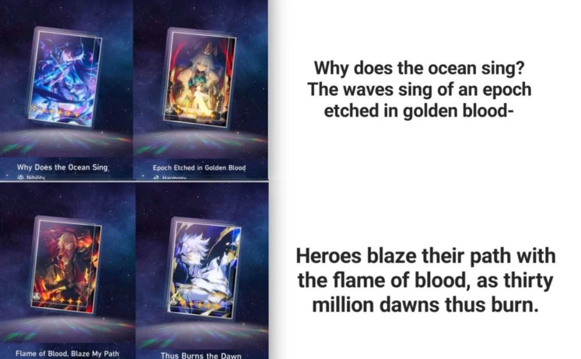 Who remembers when they put phaidei and cerysilens' lightcone names together