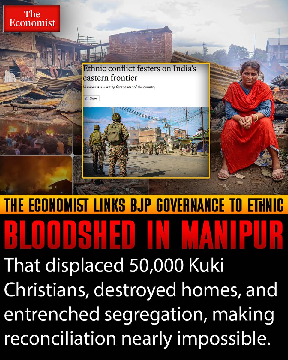 WorldNow12597's tweet image. The #plight of #Kuki #community is the outcome of BJP’s state-sponsored #terrorism: The #Economist reveals

#BJP #INDvsPAK #GHDuoCuentas6 #目黒蓮誕生祭2026