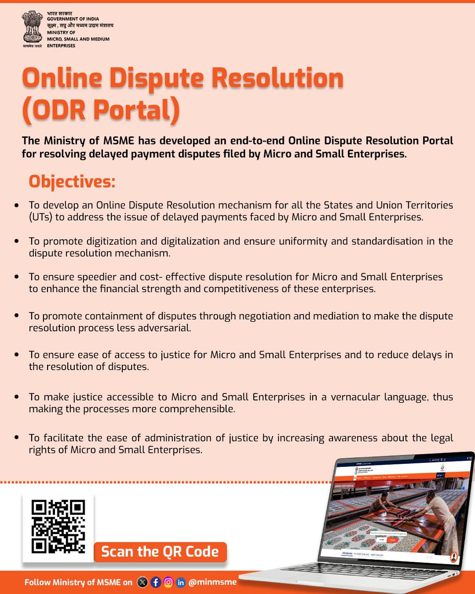 Ministry of MSME tweet media