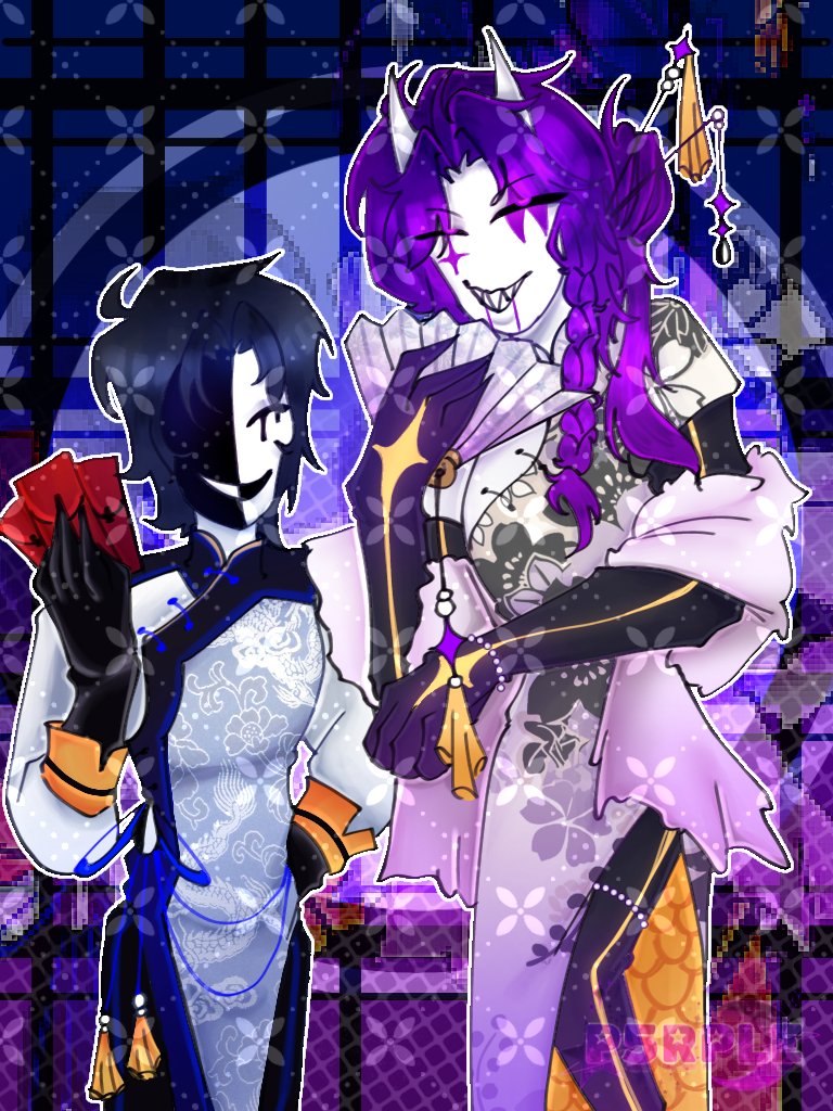 P5RPLEX's tweet photo. Happy Chinese New Year🧧✨ 
#thefreakcircus 
Skip #tickettaker x #Jester https://t.co/9xZYCJY7Ew