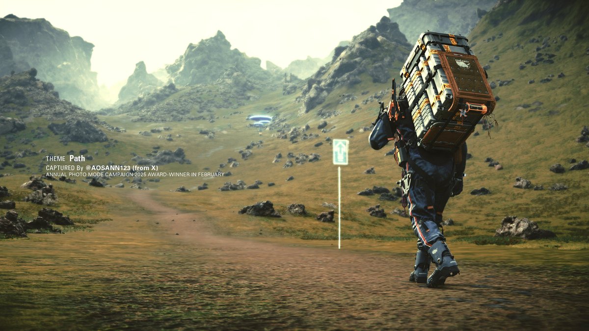 KojiPro2015_EN's tweet photo. 📸 DEATH STRANDING Annual Photo Mode Campaign 2026
Part.1 is now live!  #DSPhoto2026_P1

The theme is “Distance” 🗺️
Submission period: Jan 30 – Feb 23

https://t.co/io9WMPcOjX

We look forward to seeing your amazing shots! 👍

#DeathStranding #DeathStranding2 https://t.co/zbslOmXGW9
