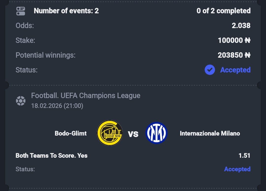 SAFE GAME♻️♻️

PARIPESA CODE -: XQPTJ

📲REGISTER ON PARIPESA 👇
LINK:paripesa.bet/22ece 
📲PROMO CODE: 22ECE

SECOND GAME ON TELEGRAM 👇
📲t.me/kozebet t.me/kozebet