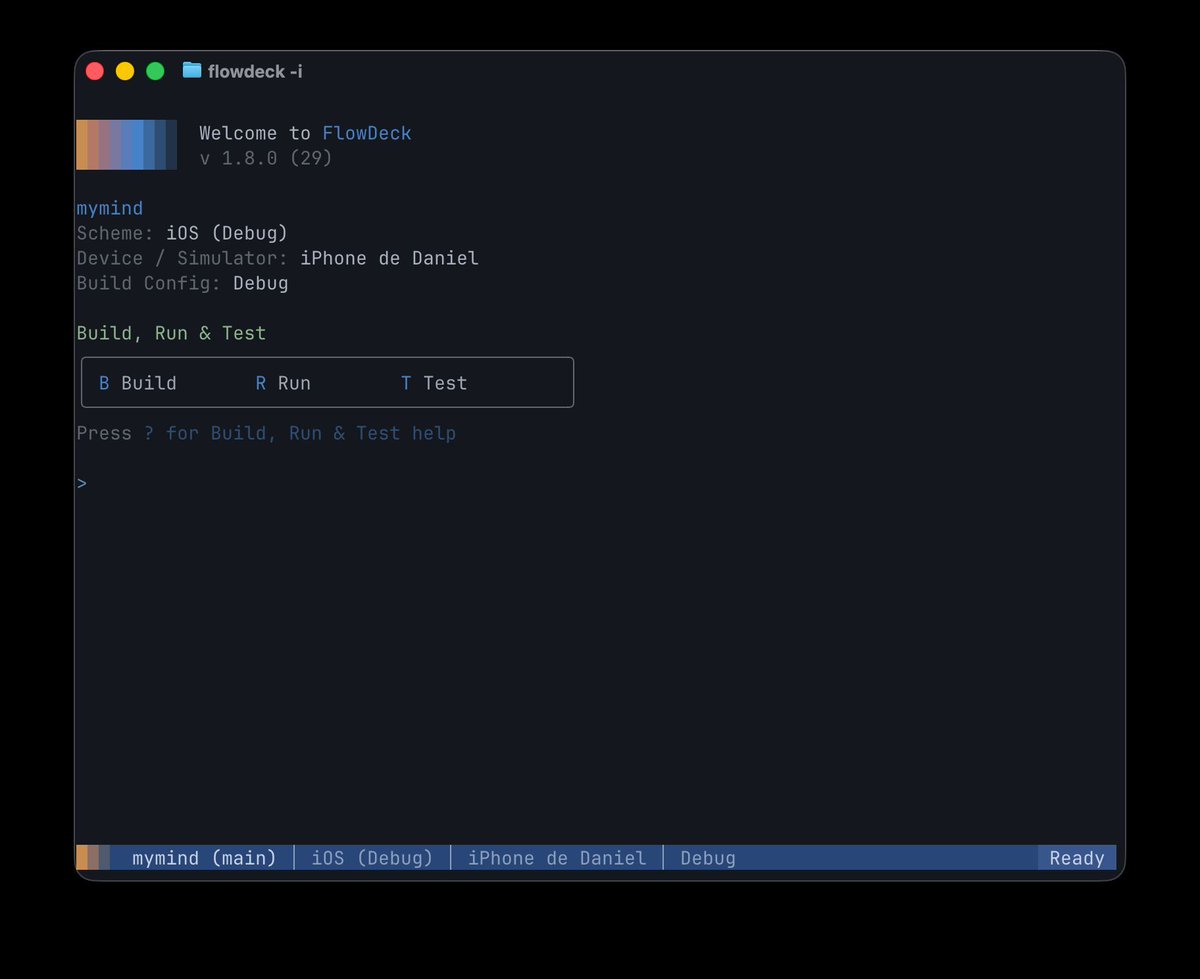 People keep asking how I build iOS without opening Xcode.

Codex Code writes the code uses `flowdeck build` to catch the errors then runs it with . `flowdeck run` and uses. `flowdeck simulator ui` to see the app.

The agent sees the screen. Checks its own work. Fixes it.

Xcode