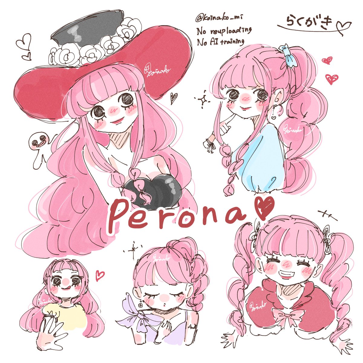 koinako_mi's tweet photo. ノートに描いてたペローナのらくがきのらくがき（？）💗👻 https://t.co/wlgZP8rvrc