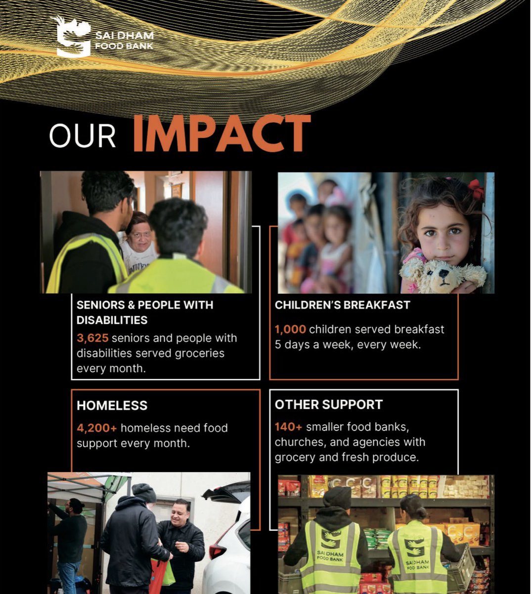 CmfgInc's tweet photo. @SaiDhamCanada charity gala serves not only as a fundraiser but as a CALL TO ACTION for individuals and organizations to unite in the fight against hunger. 

Every dollar raised through this gala enables us to provide meals to those in need, support our food distribution programs, and create educational initiatives on nutrition and self-sufficiency. 

By providing access to nutritious meals, we strive to improve overall well-being and promote a culture of community support in Service to Humanity. 

We really need your help to keep the doors of Sai Dham Food Bank open 24/7.  We cannot continue this mission without your support. Your donation plays a crucial role in sustaining and expanding our efforts as the need continues to grow.

🙏 PLEASE HELP US.

To Sponsor our 2nd charity gala, please contact Pushkar 📞 647-552-3234 OR 
📧 Pushkar.Deore@saidhamcanada.com 

🎟️ To buy your tickets, visit 
https://t.co/f0Kk04owwJ

📅 Event Date: March 14, 2026 

#SaiDhamFoodBank  #cmfg #communitysupport #fundraiser #CallToAction #charity