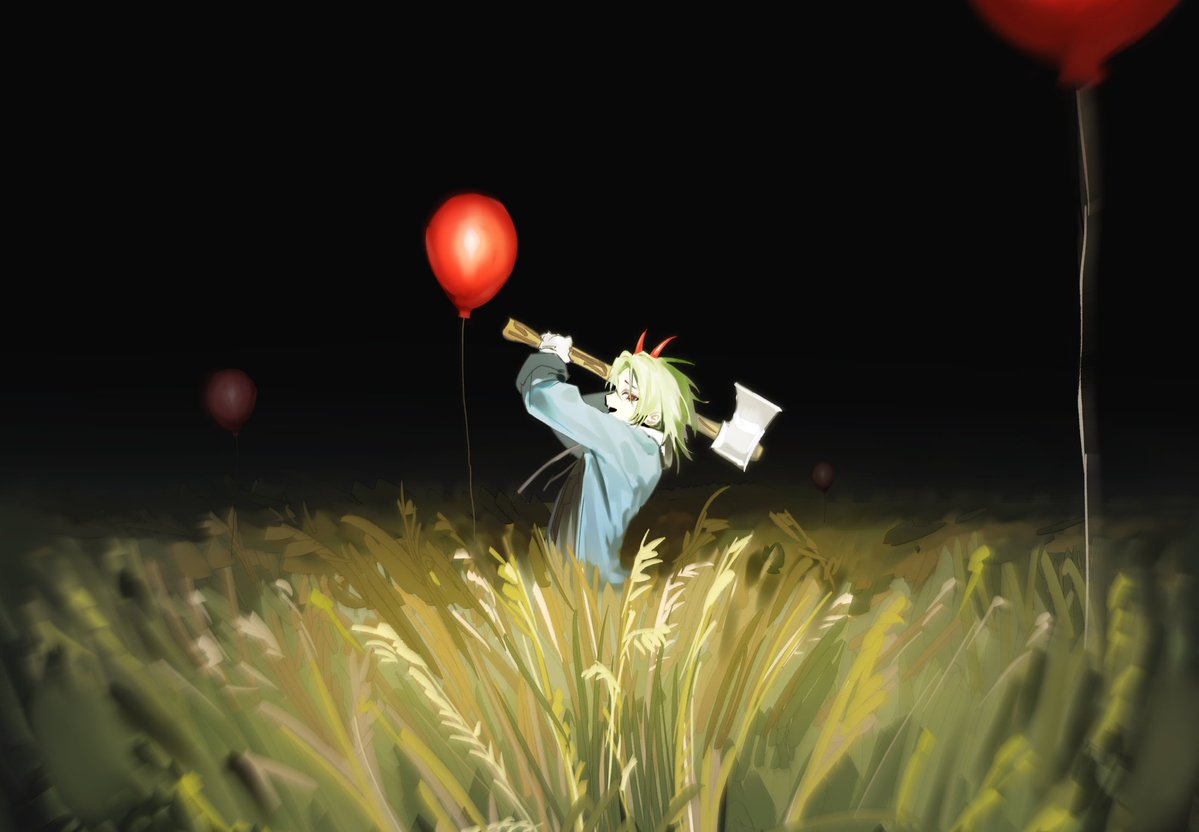 무슨 연출인지는 모르지만
이런 손전등 광원을 좋아함...