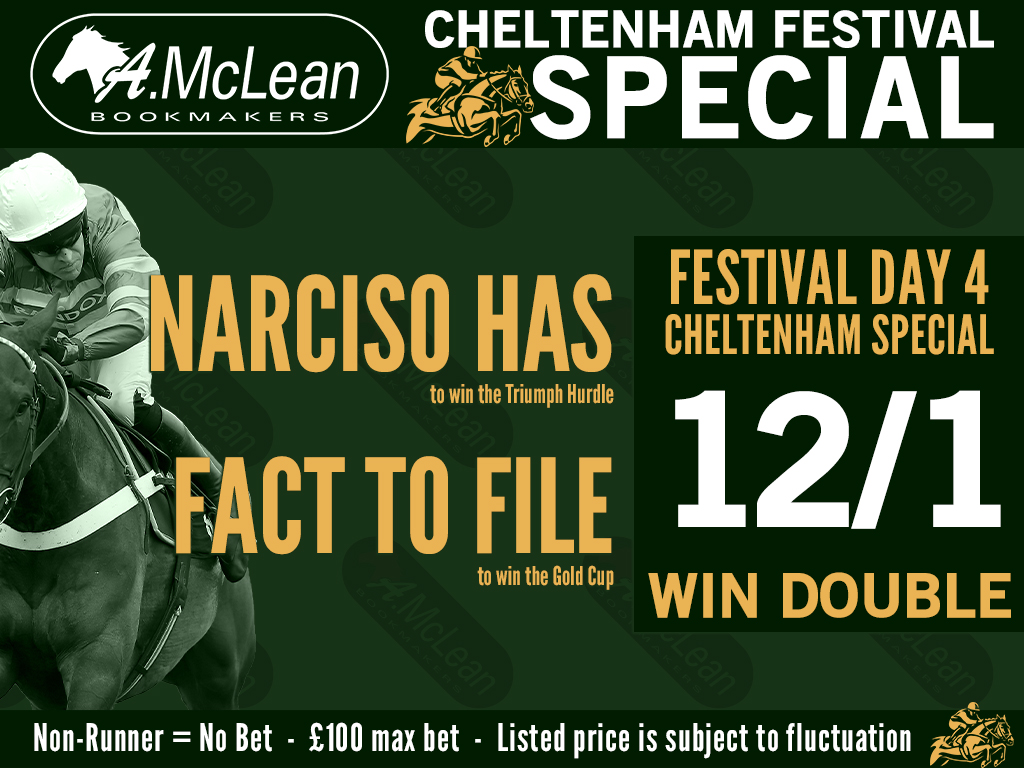 amcleanbookies's tweet photo. Get this 12/1 #CheltenhamFestival special with @amcleanbookies https://t.co/SFe2DCvCDi