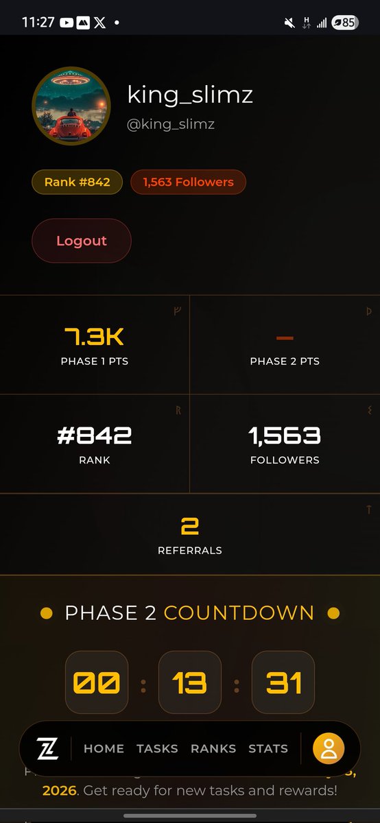 Missed Zetaruim phase 1?
Phase 2 will be starting in the next 13 hours.
Join now 🔥 🔥 🔥 

airdrop.zetarium.world/?ref=249eaece

It's going to be shorter than phase 1 that ran for Just a month and some days.
Total supply is 100M only.
Register now and wait for the next phase of tasks
