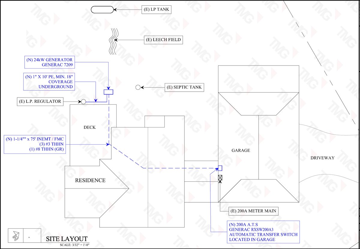 Generator Installation Drawings

Standby LP Generator site layout drawing

#generatorInstallation #homegenerators #generators #generatorsetup #powerbackup #electricaldrawings #gasolinegenerator #portablegenerator #genset