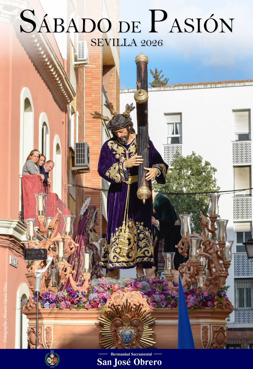HermandadSJO's tweet photo. #SJOCuaresma26 | CARTEL DEL SÁBADO DE PASIÓN 2026

Una nueva Cuaresma nuestra Hermandad edita el cartel anunciador de la Estación de Penitencia que podrá observarse por las calles y establecimientos de nuestro barrio.  

📷: @alvaroo_fotos https://t.co/9eBHAi2KJk