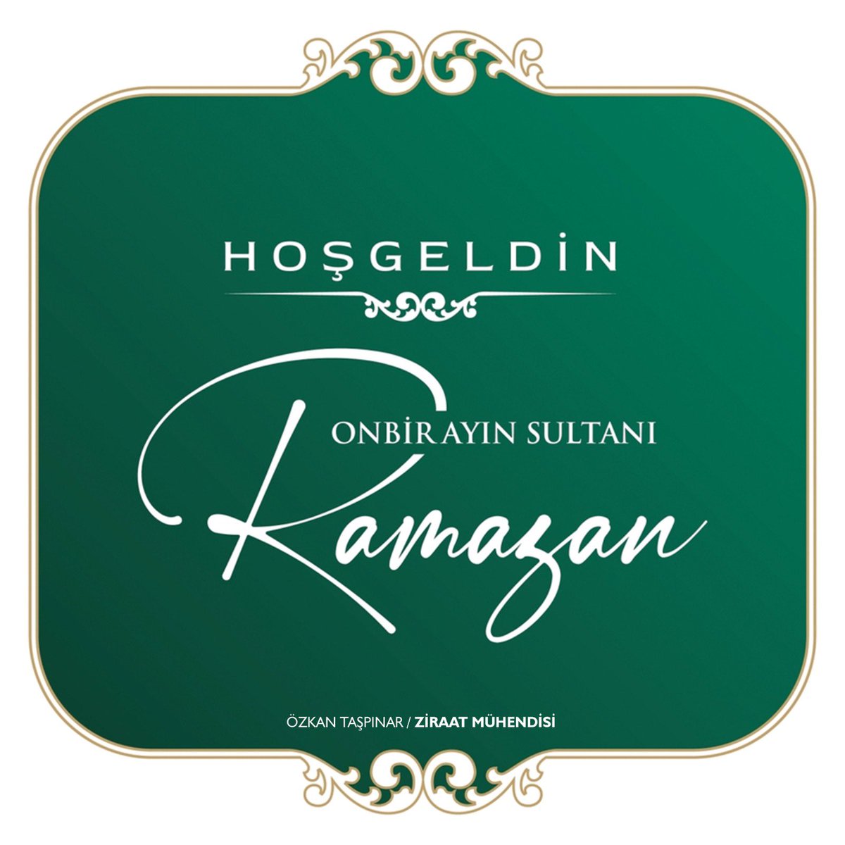 Hepimizin Ramazan ayı mübarek olsun. 
Her anı huzur, bereket ve mutlulukla bezensin. 
Kalplerimize ve ruhlarımıza sürur getirsin. 
Rabbim bayramına kavuşturmayı nasip etsin.