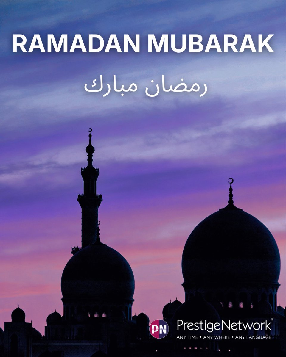 anylanguage's tweet photo. Ramadan Mubarak! 🌙✨

Warm wishes to our clients, team, and community fasting this holy month.

#Ramadan #fasting https://t.co/V0SrgrUb8q