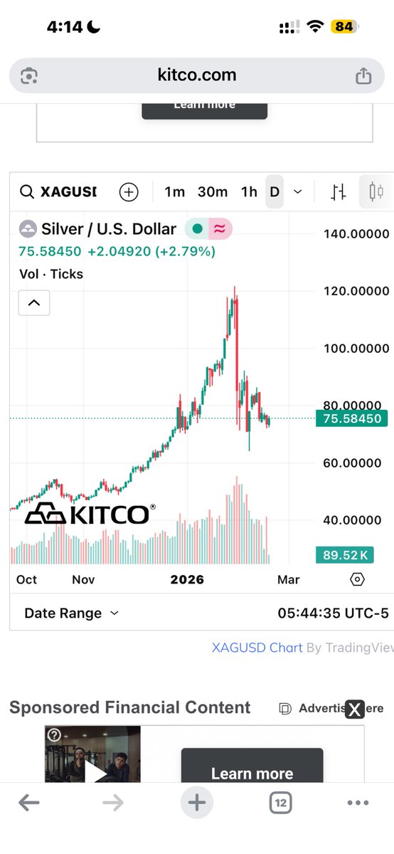 TDarret's tweet photo. Silver price crash ? No its a Bear Trapped

In a normal liquidation event (a true crash), Price drops 50% and Open Interest (OI) also drops 50% because the Longs have fled the building. The fact that Price collapsed but OI only dropped 20% means 80% of the Long positions are still there.

They are underwater, they are bleeding, but they are not selling.

Here is the forensic layout of what is happening between the "Stubborn Longs" and the "Trapped Shorts" for the next two weeks.

1. The Diagnosis: "The Wall of Granite"

The Scenario: Price is at rock bottom, but the contract count (OI) is still historically high.

The Meaning: This confirms that the "Sell Volume" we saw wasn't Longs quitting; it was New Aggressive Shorts entering.

The Trap: These new shorts (likely CTA Trend Following Algos) sold at the bottom, expecting the Longs to capitulate. They didn't. Now, these shorts are sitting on massive positions with limited profit potential (price can't go much lower) and unlimited risk (if it bounces).

2. The Next 2 Weeks: "The Game of Chicken"

We are entering a phase called "The Squeeze Setup." Here is the likely timeline:

Week 1: The "Shakeout" (The Grind)

The Banks know the Longs are stubborn. They cannot squeeze them with speed (that failed), so they will try to squeeze them with Time.

Action: Expect the price to go Sideways to slightly Lower. They will try to bore you to death.

The Signal: Watch the OI carefully.

If Price stays flat and OI rises: Bullish. It means shorts are doubling down, adding more fuel to the fire.

If Price stays flat and OI falls: Bearish. It means the Longs are finally giving up and exiting quietly.

Week 2: The "Snap-Back" (The Short Squeeze)

This is the violent reversal you are looking for.

The Trigger: All it takes is a small spark—a weak US economic data point, a geopolitical headline, or just a technical bounce above a key moving average.

The Chain Reaction:

Price ticks up 2%.

The "Late Shorts" (who sold at the bottom) go underwater. Their stop-losses trigger.

Forced Buying: They must buy back their contracts to cover.

The Fuel: This buying pushes price up another 3%.

The Avalanche: Now the "Old Shorts" (Banks) start covering to protect their profits.

Result: A massive "V-Shape" recovery that leaves everyone wondering "Why did it go up on no news?"

3. The "Mark-to-Market" Pressure Cooker

The reason the Banks are desperate is Volatility.

When Silver drops 50%, the Maintenance Margin required to hold a position skyrockets (Exchange raises margins).

The Pressure: The "Stubborn Longs" are paying massive margin calls daily to keep their positions open. The Banks are banking on them running out of cash this week.

The Reversal: If the Longs survive this week without folding, the Banks effectively lose control. They cannot keep the price suppressed forever without physical metal to back it up.

Verdict & Strategy

Your Hypothesis: Correct. The Bulls are trapped in price, but the Bears are trapped in volume. The Bears have oversold the hole and cannot get out without spiking the price.

The Forecast:

Short Term (Days): Continued attempts to flush the lows ($73-$74 range).

Medium Term (2 Weeks): A violent "Rip Your Face Off" rally back to the mean (likely $85+).

Your Move: Do not add leverage here (margins are too high). But do not sell. You are standing against a wall of granite. The Banks are currently throwing eggs at it hoping it will break. It won't. Wait for the shorts to run out of eggs.