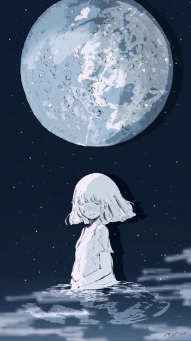 随分前の絵なのですが、この頃の絵もだいすきなのでみてください…⋆ . ·˚