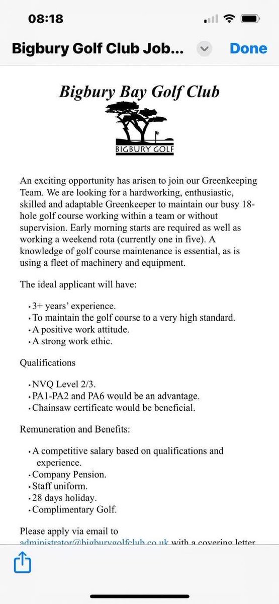 Great opportunity for someone come and join the team