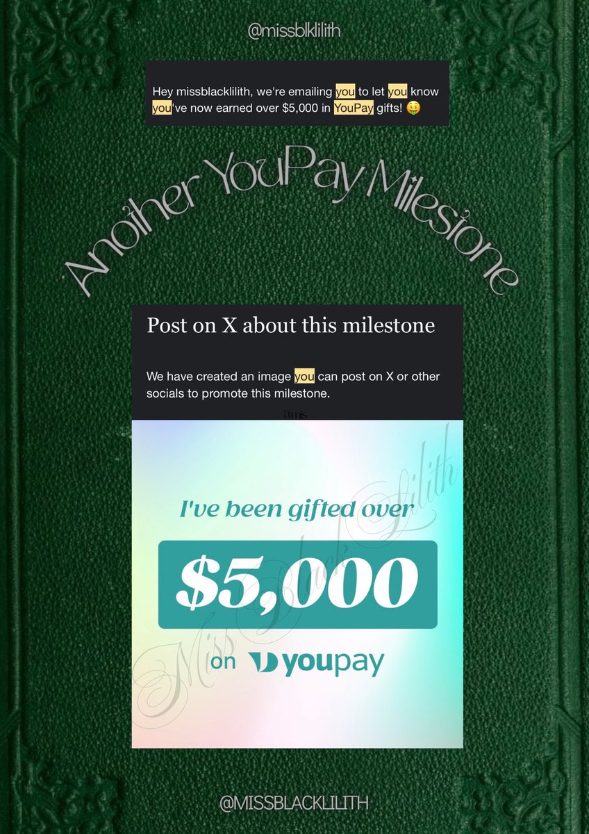 missblklilith's tweet photo. Devotion has a number. Tonight it reads $5,000.
Real ones know where to send.

One always steps forward… and surpasses it.

Lots of love for @youpay, again. Fast and friendly platform. https://t.co/B5U4uO70eo