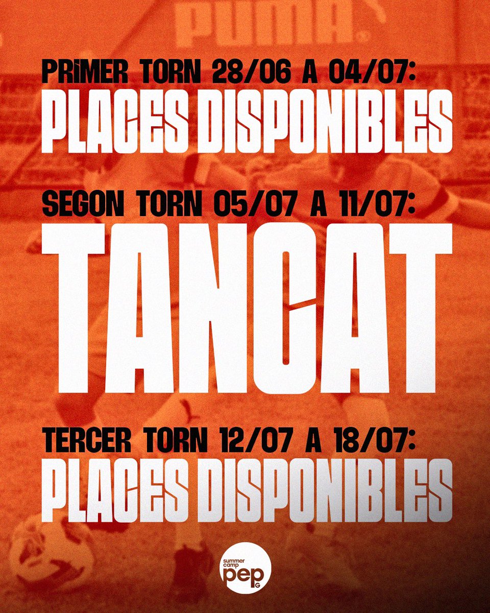 Pep Summer Camp tweet media