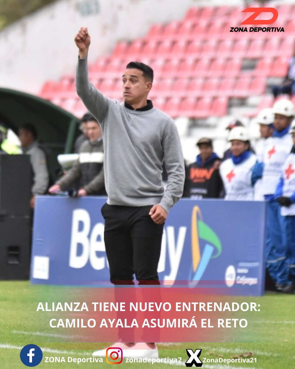 Camilo Ayala será el nuevo director técnico de Alianza Valledupar en reemplazo de Hubert Bodhert y arribará hoy a la capital del Cesar para ser presentado oficialmente ante los medios de comunicación. 
Noticia completa 👇 
facebook.com/share/1DY8EFo3…