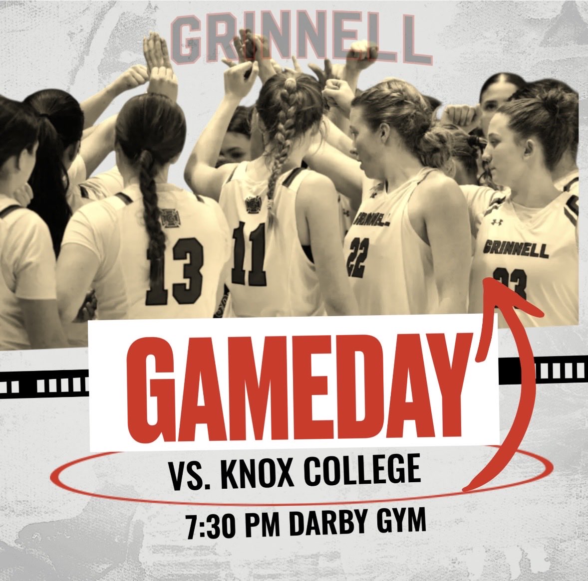 GrinnellWBB's tweet photo. Darby Finale tonight! #gcwbb https://t.co/zdjv3kQW1k