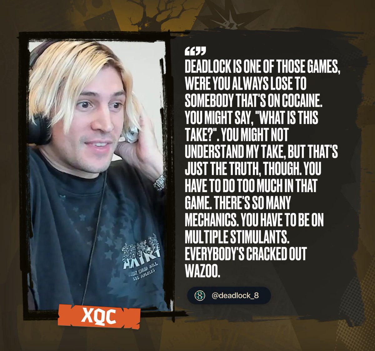 XQC about #deadlock