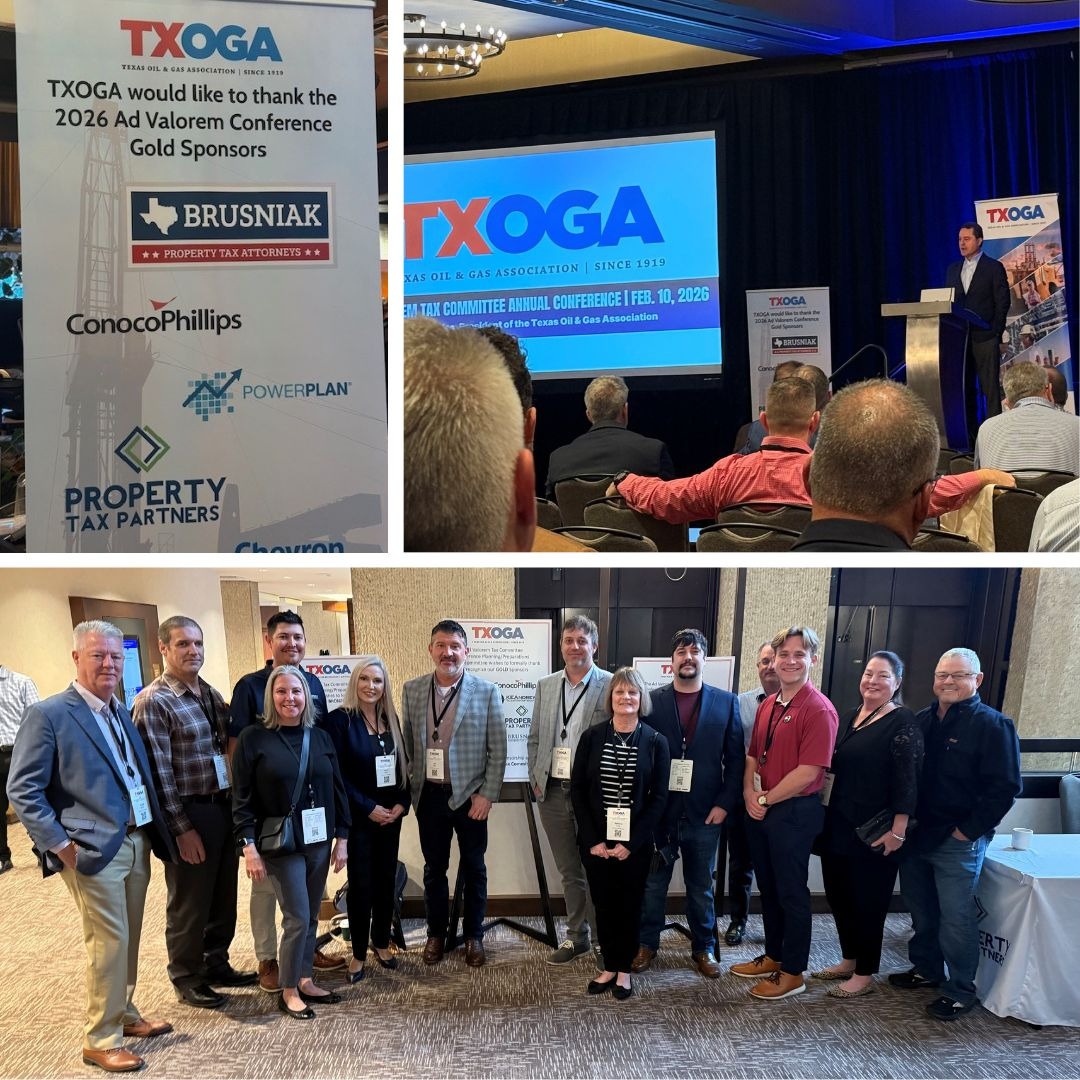 PropTaxPartners's tweet photo. PTP connected with leading members of the oil and gas industry last week at the Texas Oil &amp; Gas Association’s Ad Valorem Tax Committee Annual Conference. The property tax community is a close‑knit one, and it’s a pleasure to collaborate with our clients, colleagues, and friends. https://t.co/I4M1Ovshbf