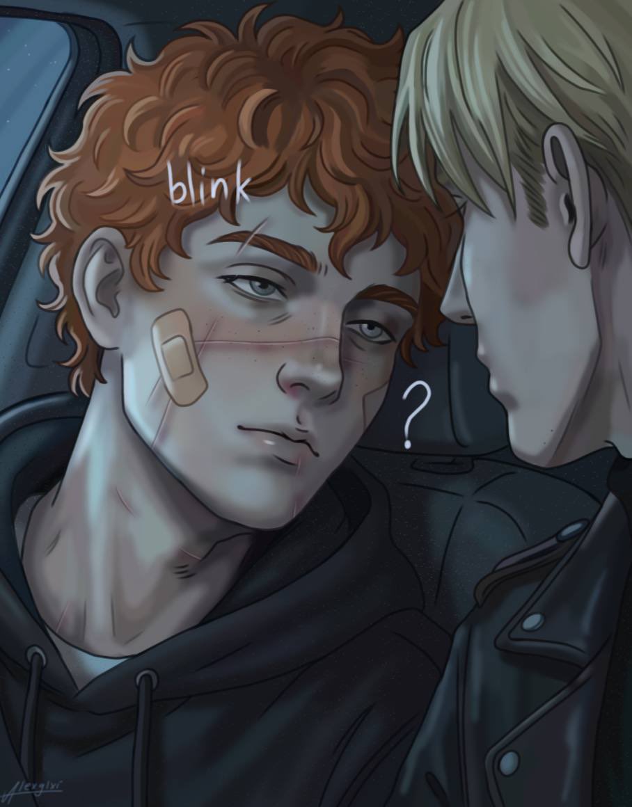 alexglxi's tweet image. Okay… an old artwork, but still worth the attention 😭🤏 
I’m working on a big project right now, so I’m spoiling you with finished artworks until I start the new ones :))
#aftg #aftgfanart #allforthegame #comics #ComicArt #allforthegame #neiljosten #ANDREWMINYARD