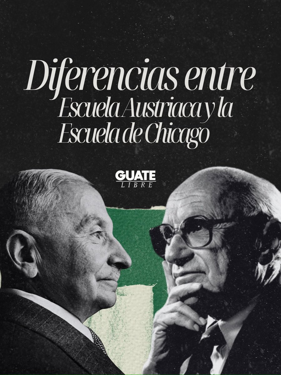 Diferencias entre la Escuela Austriaca y la Escuela de Chicago.

Hilo 👇🏼