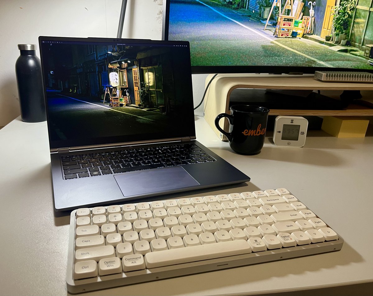 harisadam's tweet photo. Thanks to @sspaeti for influencing my decision to choose a @TUXEDOComputers laptop in your recent blog post.

It just arrived and runs flawlessly. I’ve been using #omarchy on my wife’s ASUS Zenbook since last Sept (after switching from Mac) but I eventually had to give it back. https://t.co/YvlEQuostW