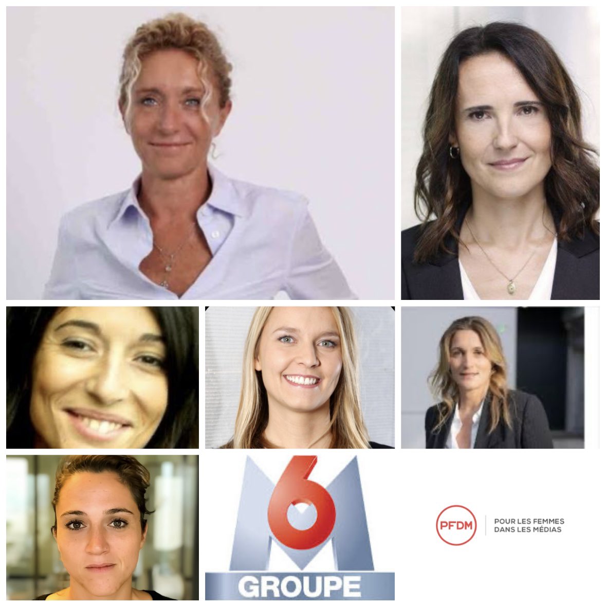 PFDMedias's tweet photo. Au nom de @PFDM, nous félicitons les femmes récemment nommées à des postes clés au sein du @M6Groupe 👏

Florence Duhayot
Céline Cauderlier
Virginie Monteil-Artaud 💜
Hélène Jousset
Pauline Veron-Reville
Paméla Coeurdacier

La parité progresse. Continuons ! 

#PFDM #nominations https://t.co/6qrH9hkgjM